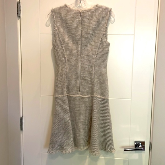 Rebecca Taylor Grey and White Tweed Dress - Picture 5 of 14